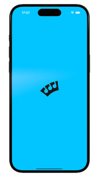 Animation showing the Sing King app in action